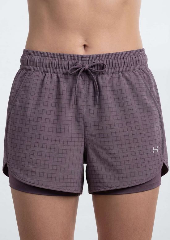 Foto do produto: Shorts Esportivo Feminino Runner - Roxo