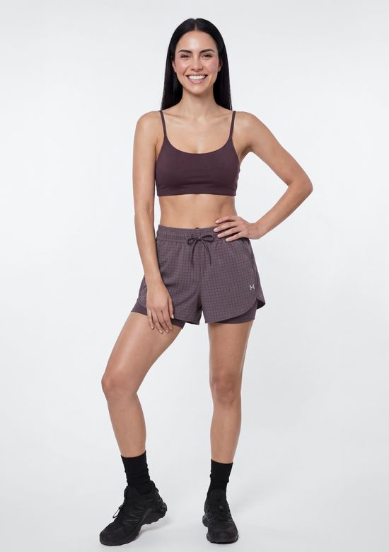 Foto do produto: Top Esportivo Alças Finas Abertura Costas - Roxo