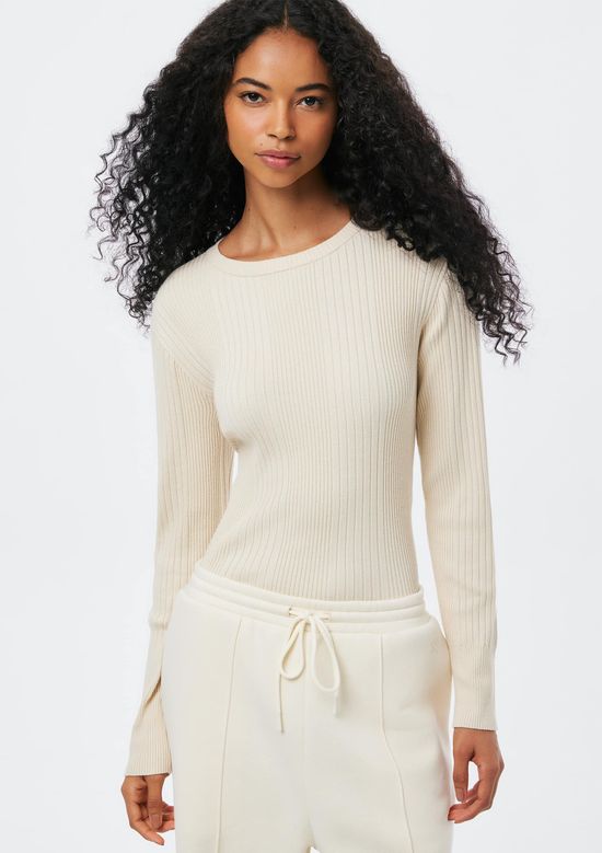 Foto do produto: Blusa Feminina Slim Em Tricô - Off white