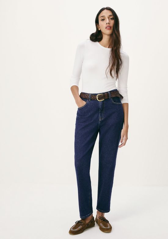 Foto do produto: Blusa Básica Feminina Manga Longa Slim - Branco