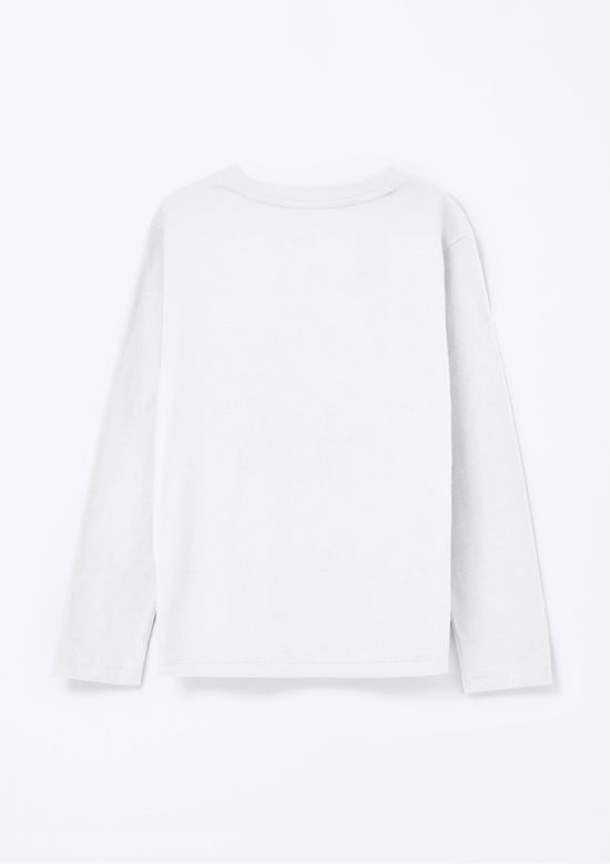 Foto do produto: Camiseta Infantil Menino Manga Longa Com Estampa Hering Kids - Branco