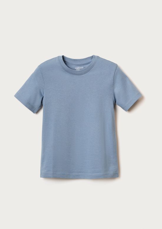 Foto do produto: Camiseta Básica Infantil Menino Manga Curta Slim - Azul