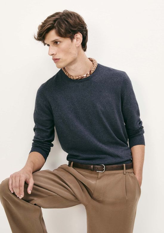 Foto do produto: Suéter Básico Masculino Regular - Cinza