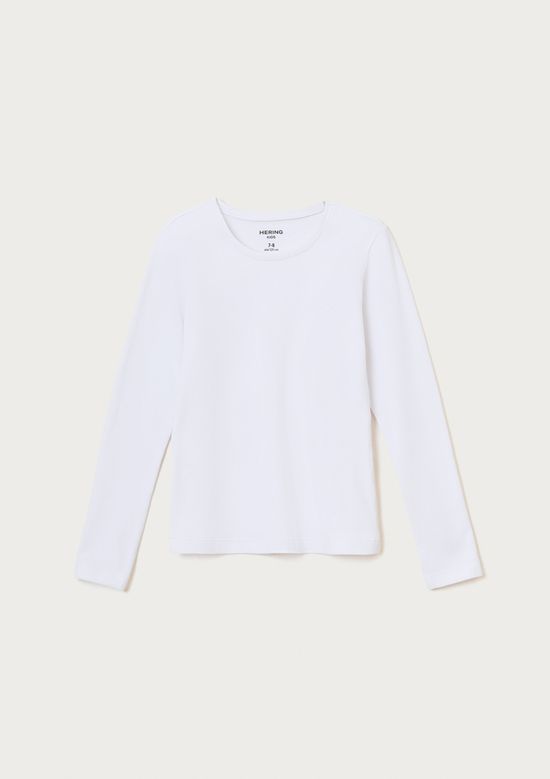Foto do produto: Blusa Básica Infantil Menina Manga Longa Com Patch Hering Kids - Branco