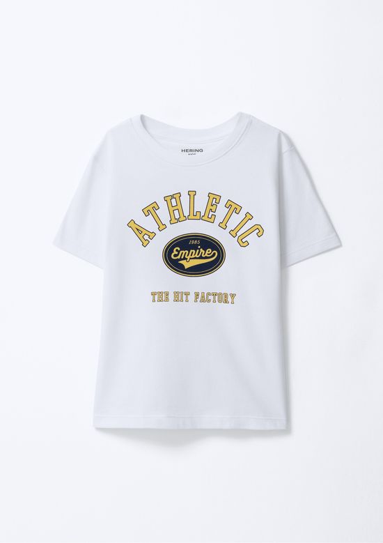 Foto do produto: Camiseta Infantil Menino Manga Curta Com Estampa - Branco