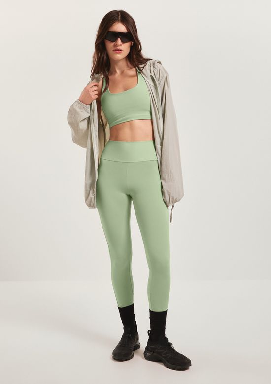 Foto do produto: Calça Legging Feminina Esportiva Com Fio LYCRA® - Verde