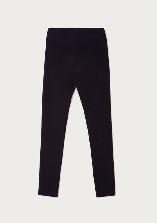 Foto do produto: Calça Legging Básica Infantil Menina Em Ribana - Preto