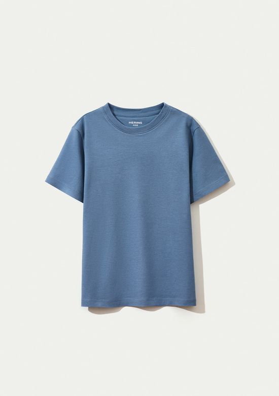 Foto do produto: Camiseta Básica Infantil Menino Manga Curta Slim - Azul