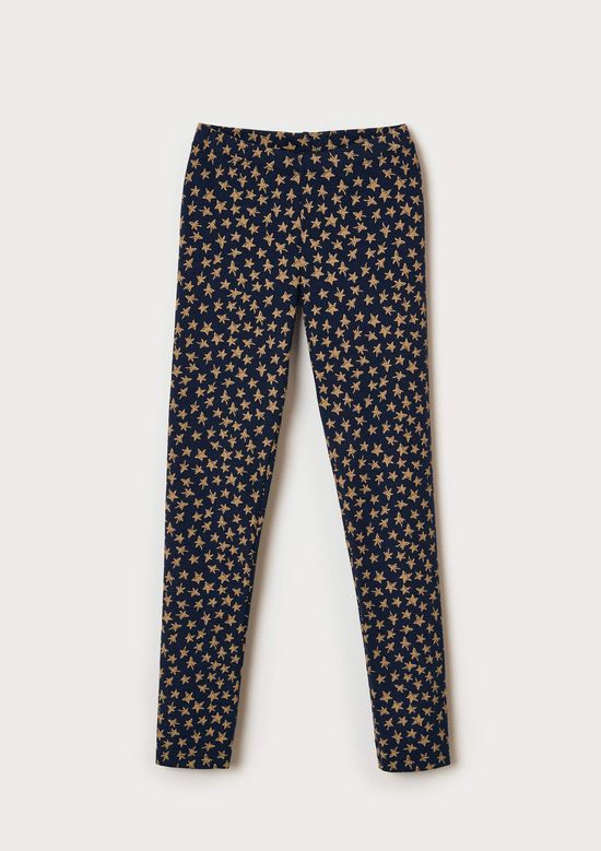 Foto do produto: Calça Legging Infantil Menina Estampada - Azul