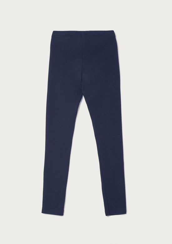 Foto do produto: Calça Legging Básica Infantil Menina Em Ribana - Azul
