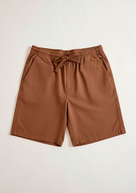 Foto do produto: Bermuda Básica Masculina Em Sarja - Marrom