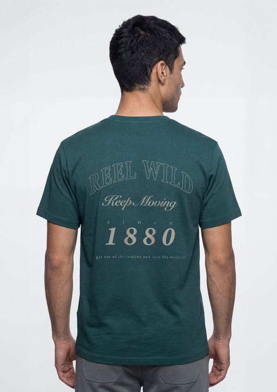 Foto do produto: Camiseta Masculina Manga Curta Com Estampa - Verde