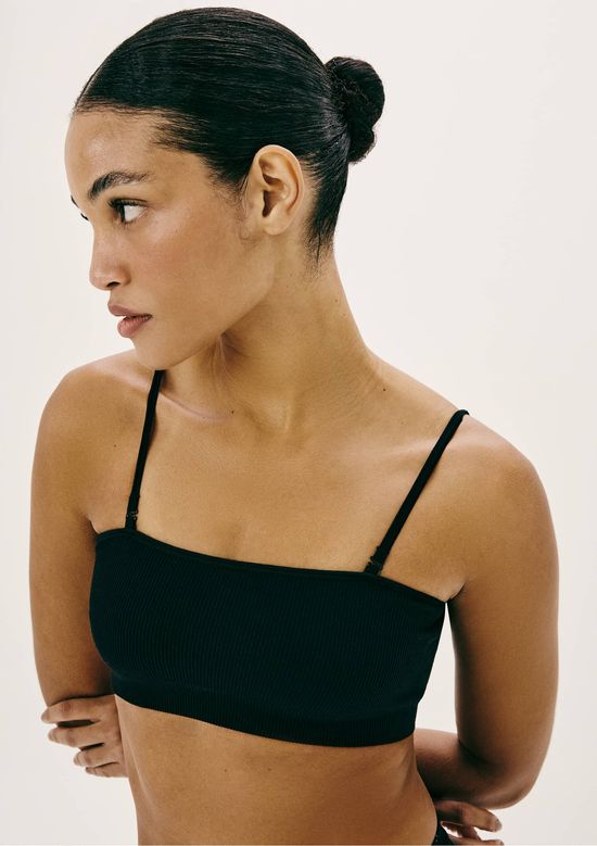 Foto do produto: Top Reto Dupla Camada - Preto