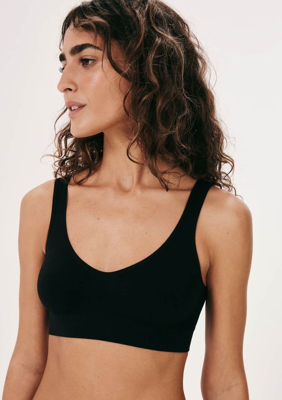 Foto do produto: Top Básico Alças Largas Sem Costura - Preto