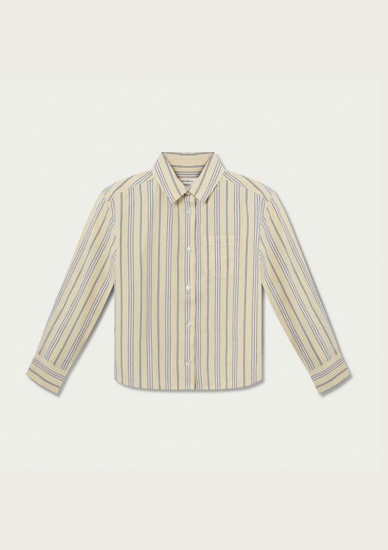 Foto do produto: Camisa Infantil Menina Em Tricoline - Amarelo