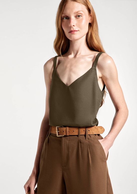 Foto do produto: Regata Feminina Decote V Box - Verde