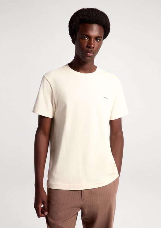Foto do produto: Camisa Masculina Algodão Comfort - Creme