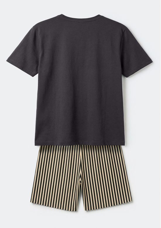 Foto do produto: Pijama Curto Masculino Com Samba Canção - Cinza