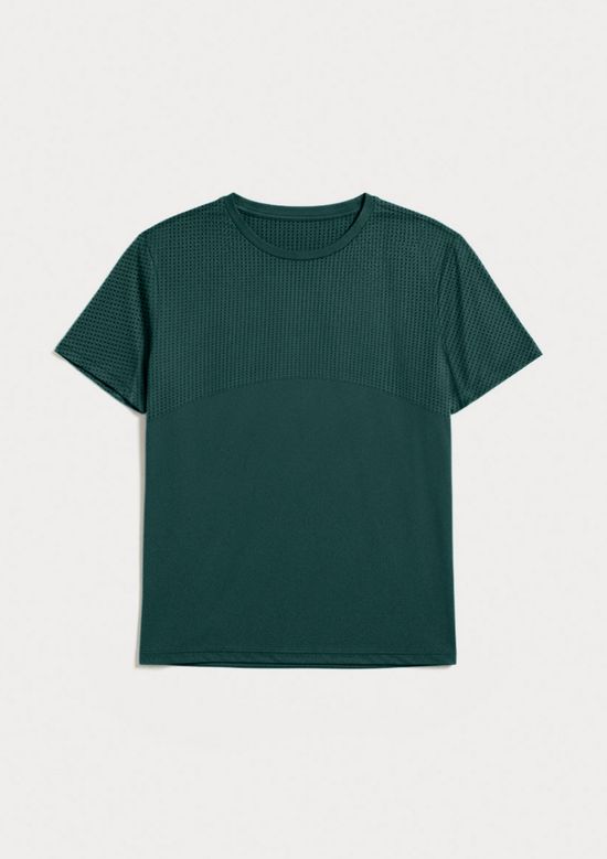 Foto do produto: Camiseta Esportiva Masculina Texturizada - Verde