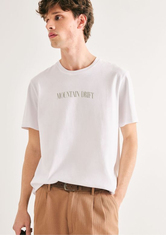 Foto do produto: Camiseta Masculina Super Cotton Estampada - Branco