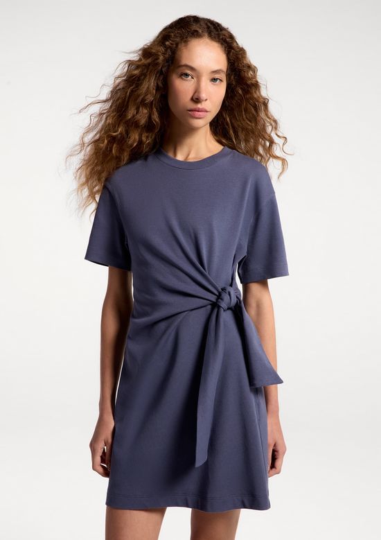 Foto do produto: Vestido Curto Em Malha Ultra Soft - Azul