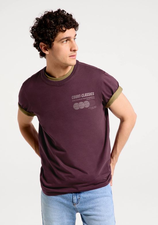 Foto do produto: Camiseta Masculina Super Cotton Estampada - Vermelho