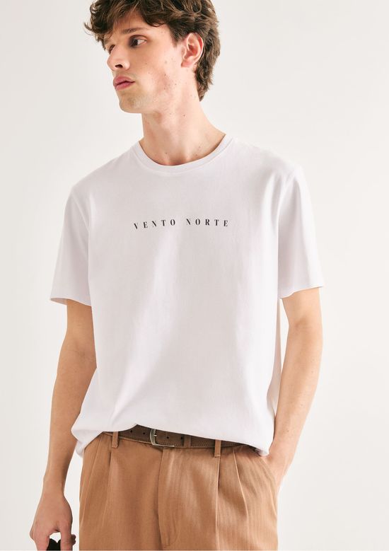Foto do produto: Camiseta Masculina Super Cotton Estampada - Branco