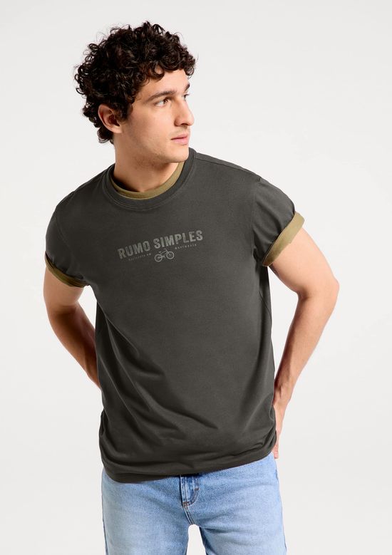 Foto do produto: Camiseta Masculina Super Cotton Estampada - Verde