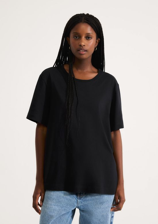 Foto do produto: Blusa Feminina Manga Curta - Preto