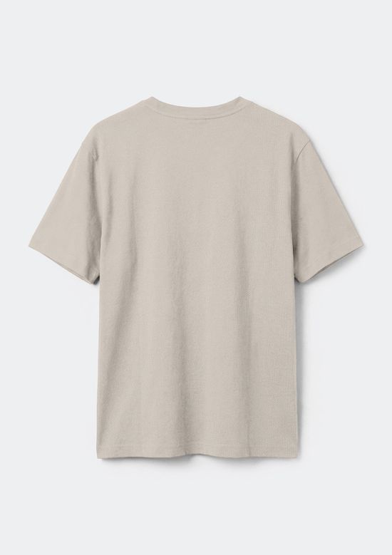 Foto do produto: Camiseta Masculina Em Malha Piquet Pima - Bege