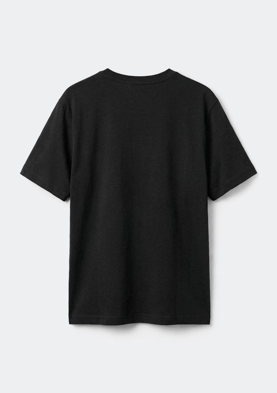 Foto do produto: Camiseta Masculina Em Malha Piquet Pima - Preto