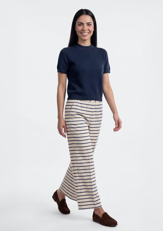 Foto do produto: Calça Feminina Cintura Média Pantalona - Off white