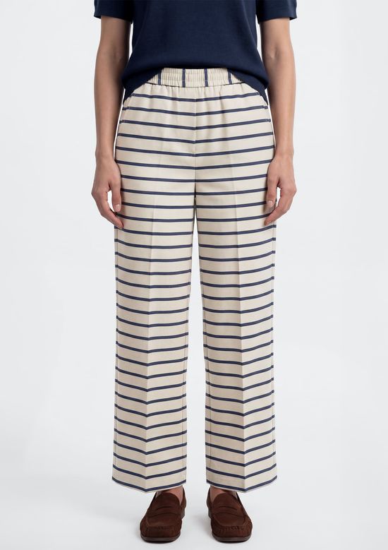 Foto do produto: Calça Feminina Cintura Média Pantalona - Off white