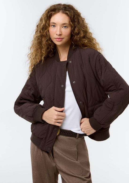 Foto do produto: Jaqueta Feminina Bomber Puffer - Marrom