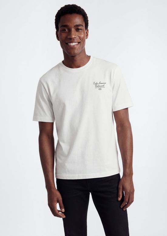 Foto do produto: Camiseta Masculina Super Cotton Estampada - Off white