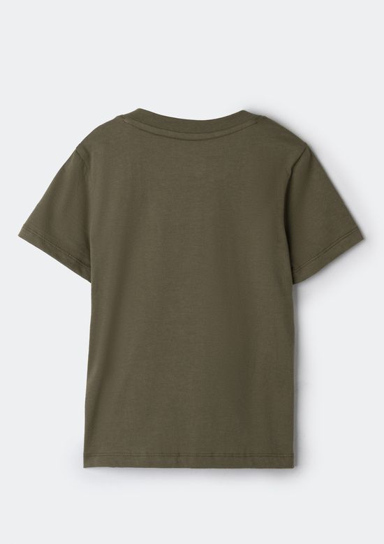 Foto do produto: Blusa Infantil Menina Manga Curta Com Estampa - Verde