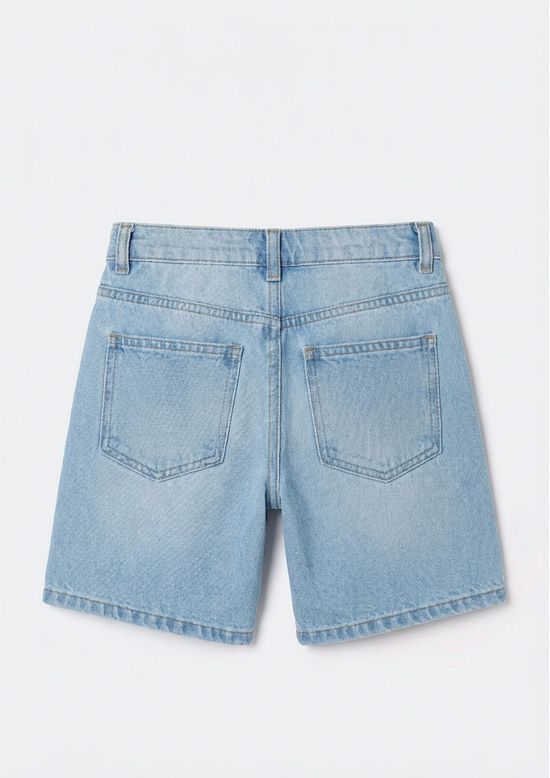 Foto do produto: Bermuda Jeans Infantil Menino Reta - Azul