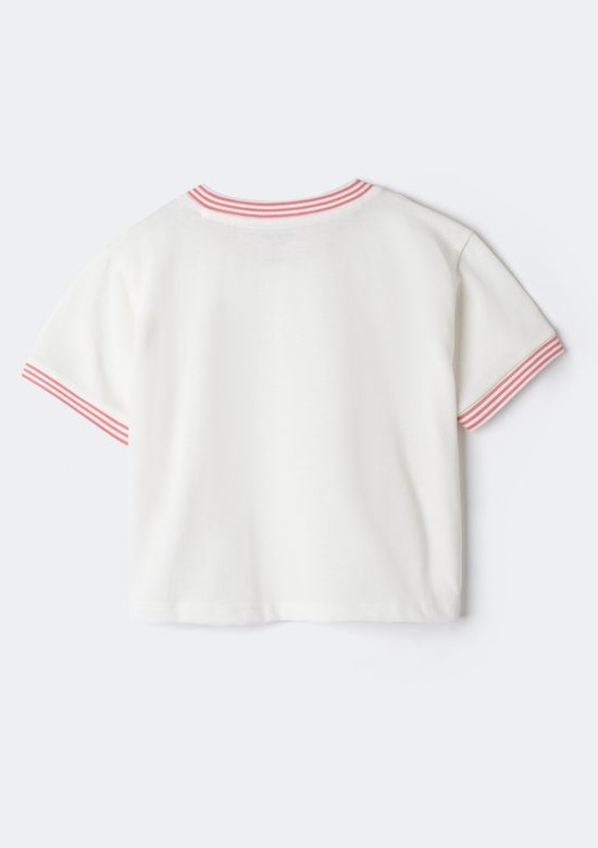 Foto do produto: Blusa Infantil Menina Box Com Estampa - Off white