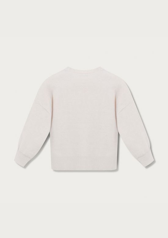 Foto do produto: Blusão Infantil Menina Em Tricô - Off white