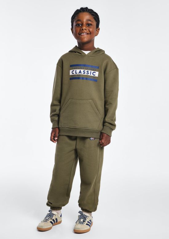 Foto do produto: Calça de Moletom Infantil Menino Peluciada - Verde