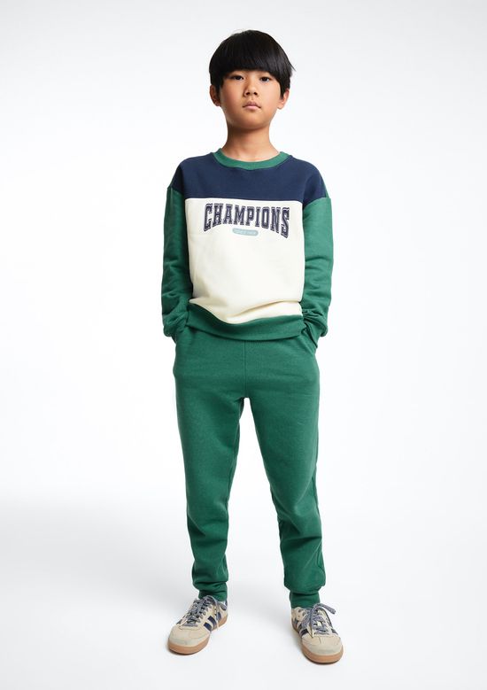 Foto do produto: Conjunto De Moletom Infantil Menino Com Estampa - Verde