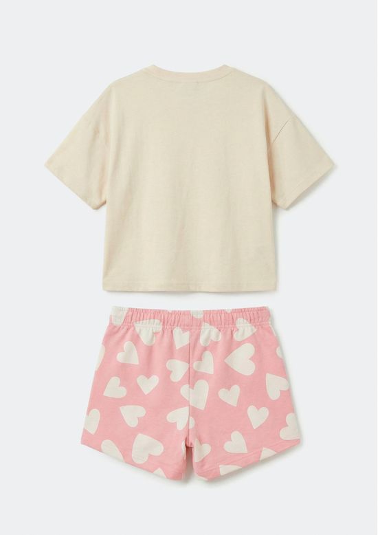 Foto do produto: Conjunto Infantil Menina Curto Estampado - Rosa