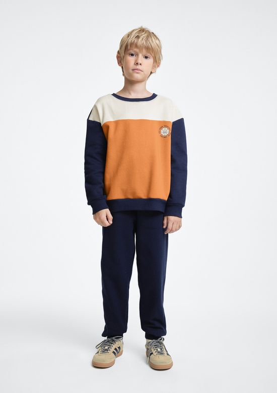 Foto do produto: Conjunto De Moletom Infantil Menino Com Estampa - Azul