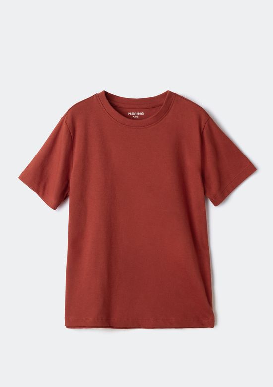 Foto do produto: Camiseta Básica Infantil Menino Manga Curta Slim - Vermelho