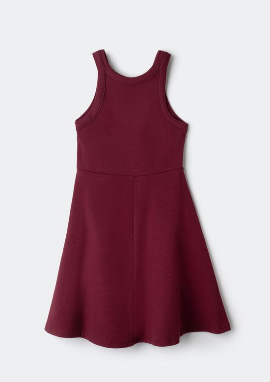 Foto do produto: Vestido Infantil Curto Canelado - Vinho