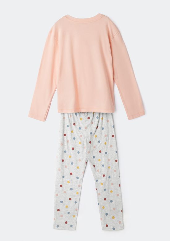 Foto do produto: Conjunto de Pijama Longo Infantil Menina Estampado - Rosa