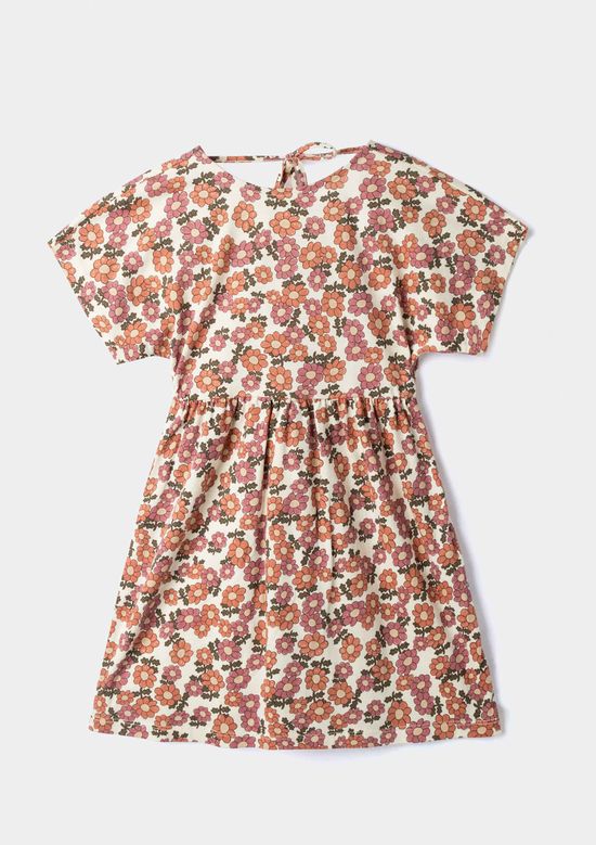 Foto do produto: Vestido Infantil Curto Estampado - Off white