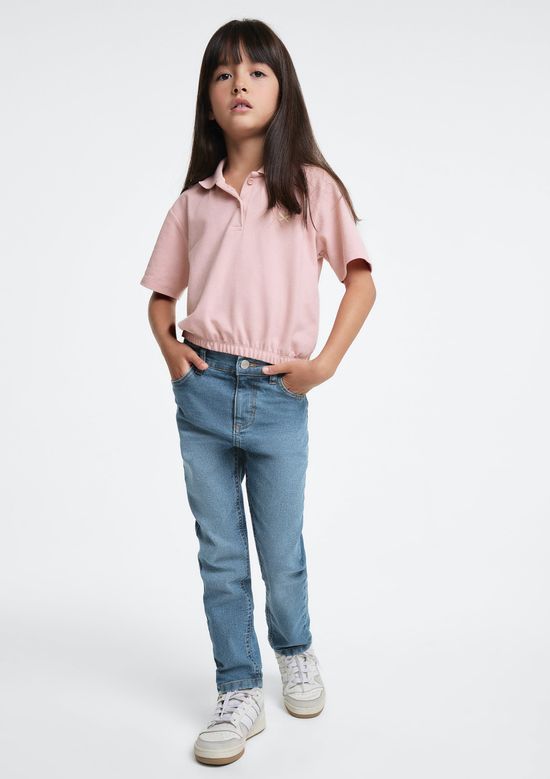 Foto do produto: Calça Jeans Infantil Menina Skinny - Azul