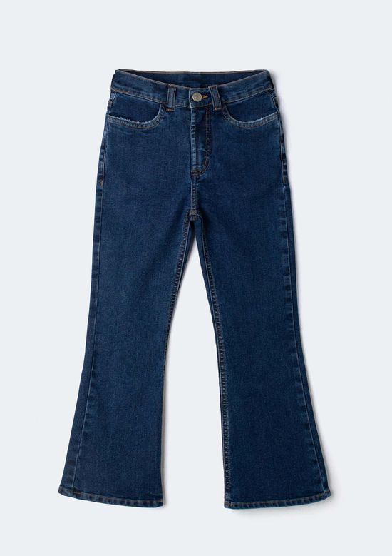Foto do produto: Calça Jeans Infantil Menina Flare - Azul