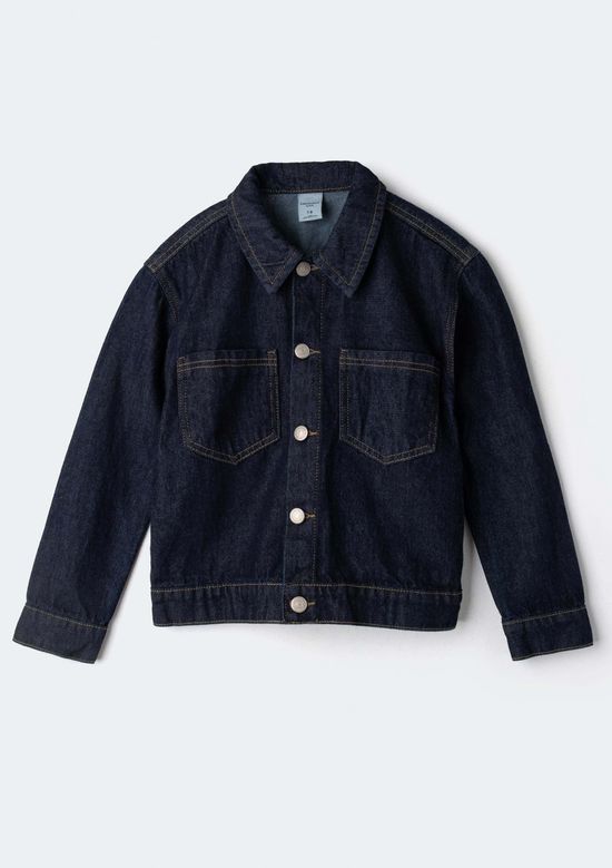 Foto do produto: Jaqueta Jeans Infantil Unissex Trucker - Azul
